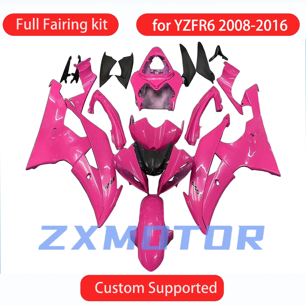 For YAMAHA YZFR6 2008 2009 2010 2011 2012 2013 2014 2015 2016 Motorcycle Fairings YZF R6 08-16 Injection Fairing Kit