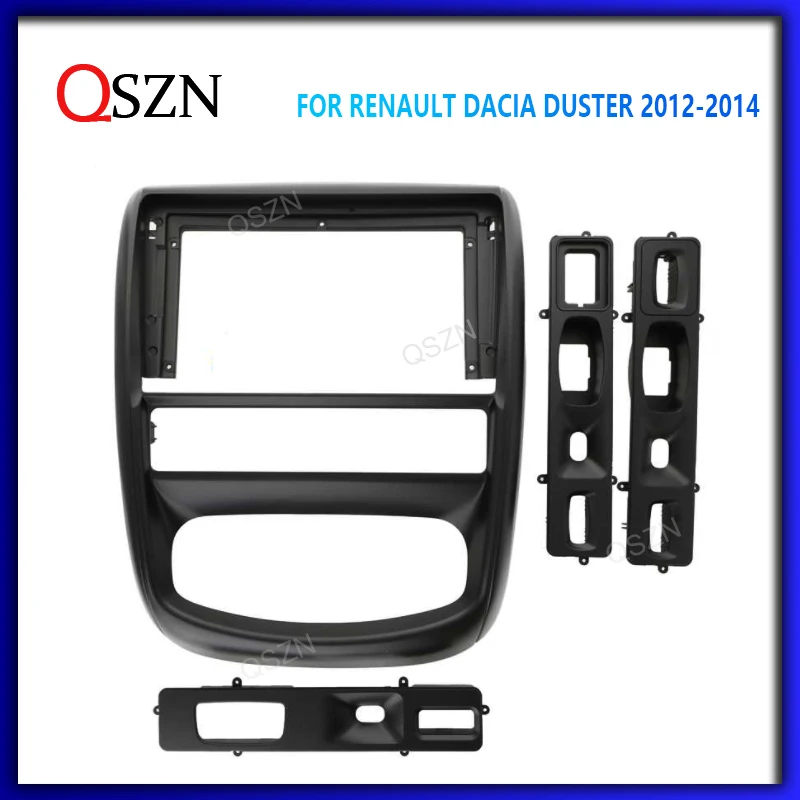 

QSZN 9 Inch Car Frame Fascia For Renault Dacia Duster 2012-2014 Frame Plate Adapter Mounting Dash Installation Bezel 2 Din