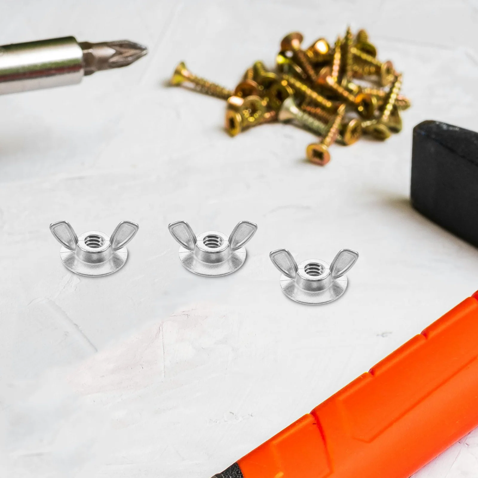 

20Pcs Hurricane Shutter Assorted Sizes Stainless Steel Storm Shutter Fasteners Wing Nut Driver Panel Screws