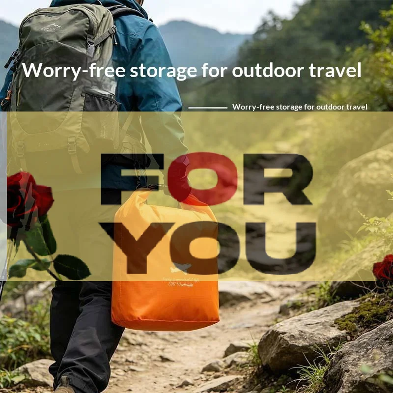 

【OD】Waterproof Travel Toiletry Bag Large Capacity Handheld Shower Organizer Multi Functional Outdoor Rafting Storage Pouch