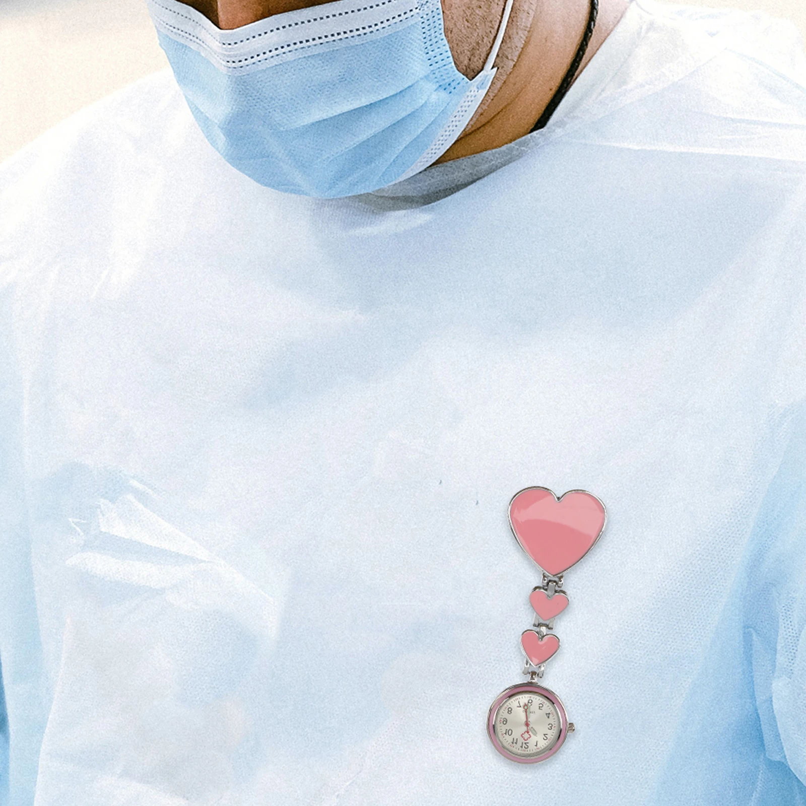 

Fashion Nurses Nurse Women Nurse Watch Watch Pocket Quartz Women Durable Fob Lapel Hanging Timepiece Accessories