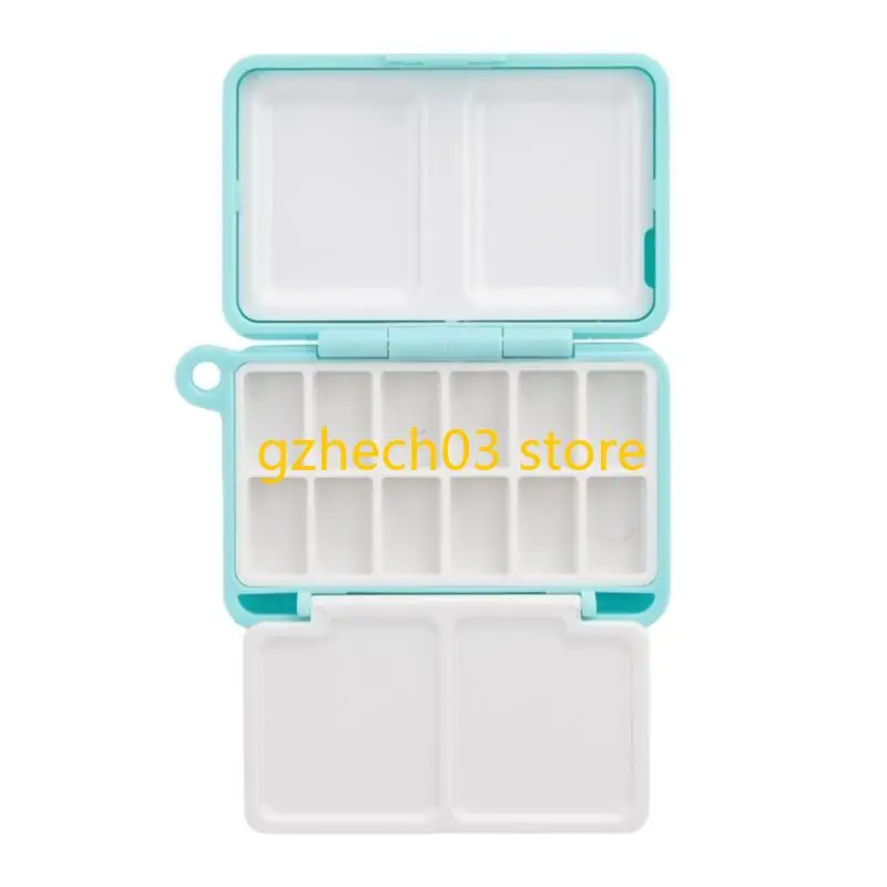 

G2AC Paint Storage Case Art Travel Paint Tray Plastic Painting Box with Palette Pan