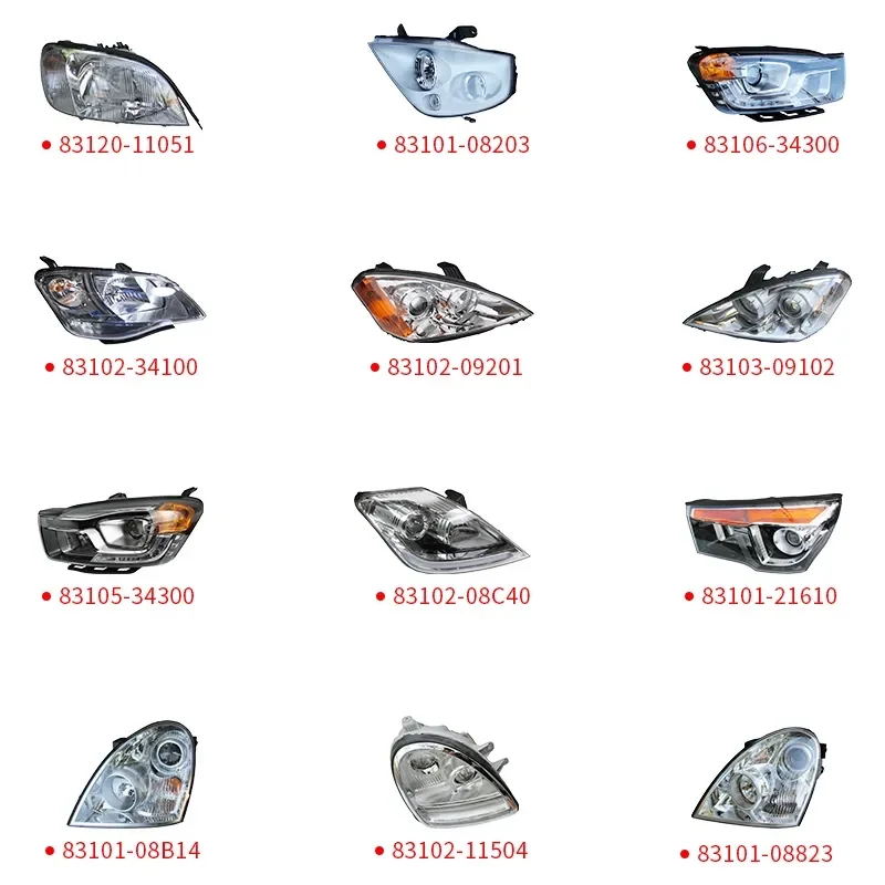 ssangyong spare parts other headlights stavic xlv MB100 korando c chairman 8310234100   8320234001