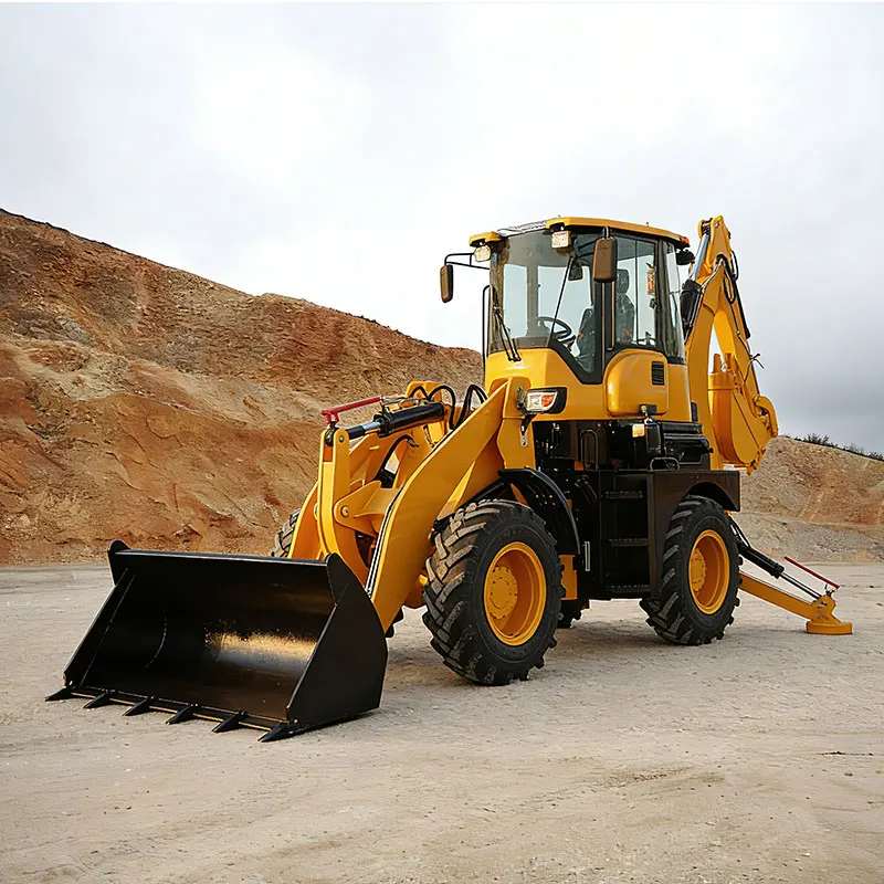 Customized Optional Attachments Cross Country Euro 5 Epa Backhoe Loader Articulated Backhoe Loader Medium Backhoe Loader