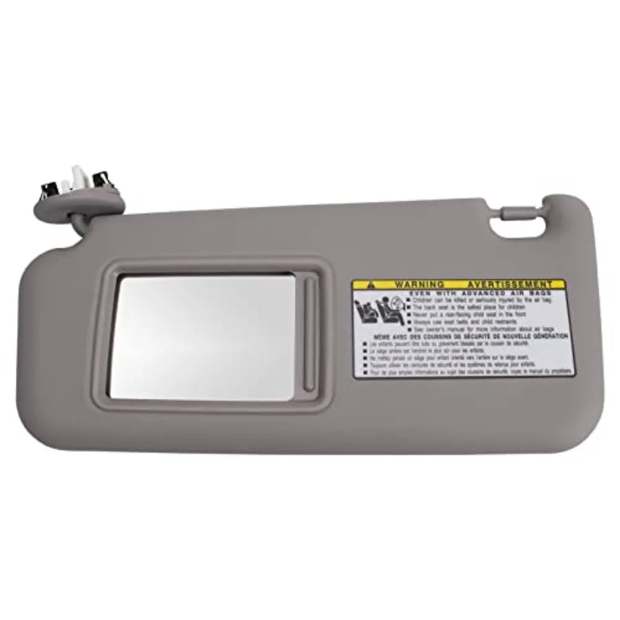 

Left Gray Sun Visor Driver Side Compatible with 2006-2009 Toyota RAV4