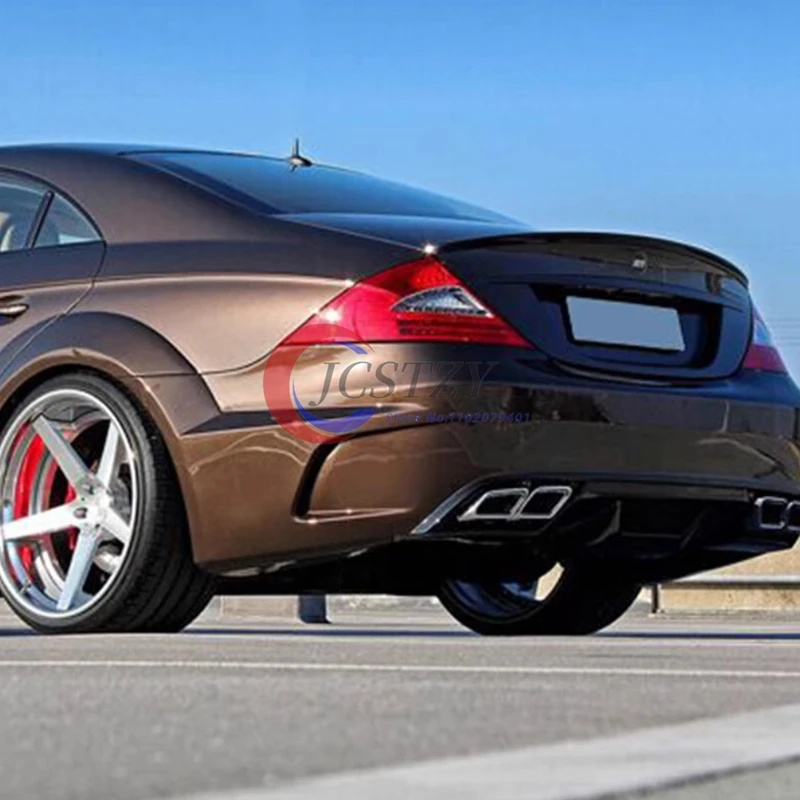 Für Mercedes Benz CLS W219 CLS350 CLS550 2005-2010 AMG Stil Hohe Qualität ABS Kunststoff Heckspoiler Flügel Stamm lip Auto Styling