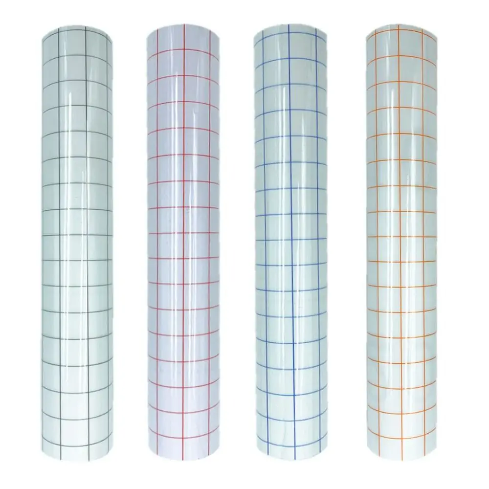 Transparent PET Transfer Film DIY Clear Transfer Paper Printing Grid Sticker Alignment Grid Roll Transfer Paper Tape