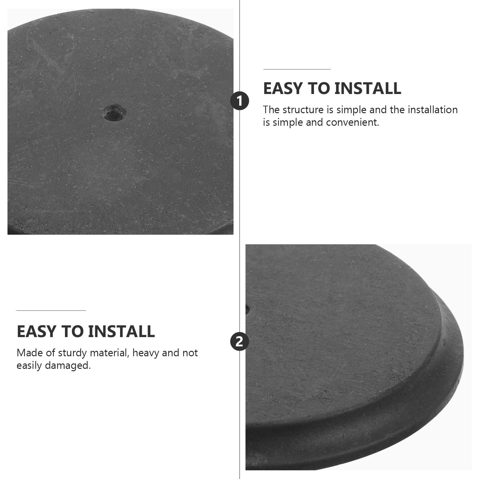 

Анти-перевернутый блок противовеса, круглая основание настольной лампы, настольное шасси, детали светильника, подставка, напольный утюг, аксессуар, современный