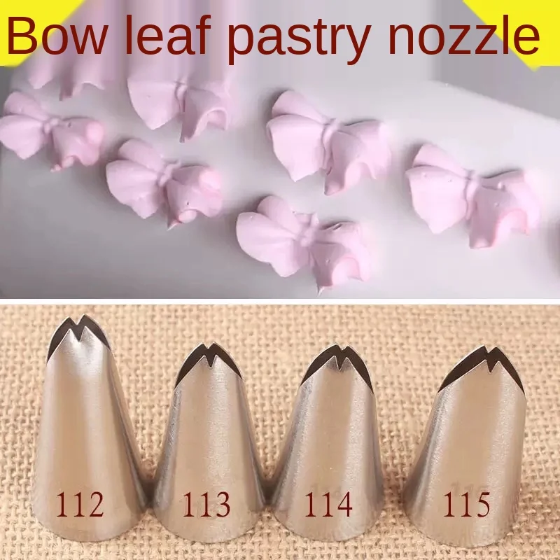 

Leaves Cream Bean Paste Cake Decorating Mouth bowknot Cream cake tip bakery accessories molds baking cooking mold pizza