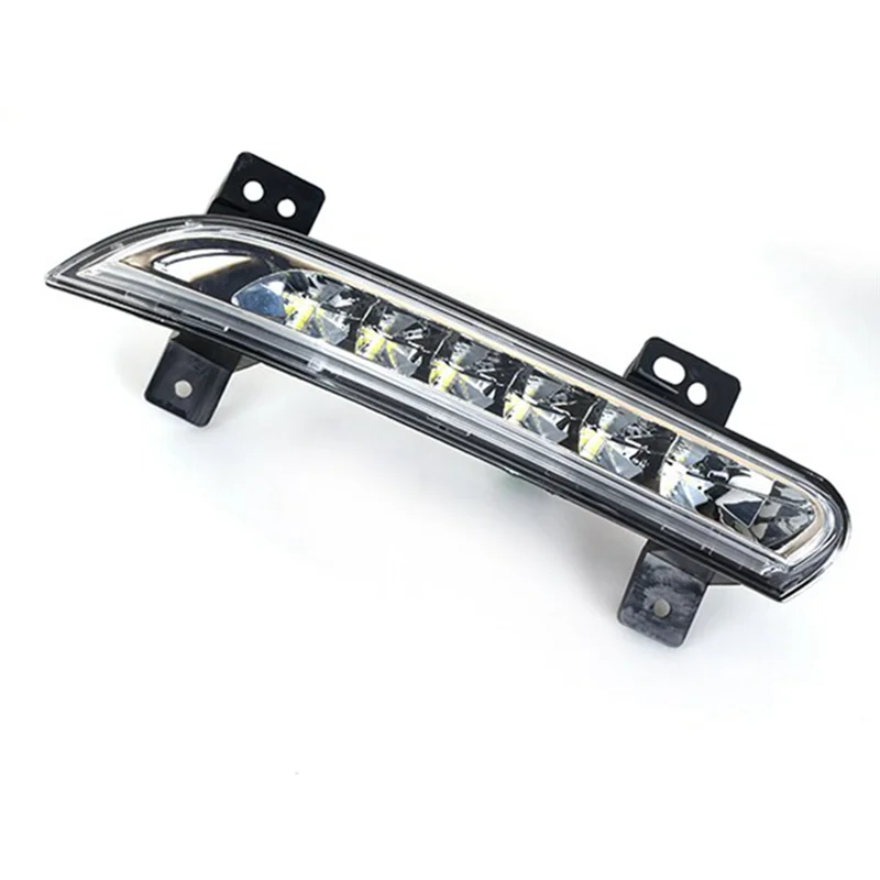 266057986 Front Left LED DRL Fog Light for Renault Fluence 2014+ Auto Driving Lamp Daytime Running Light Bumper Lamp