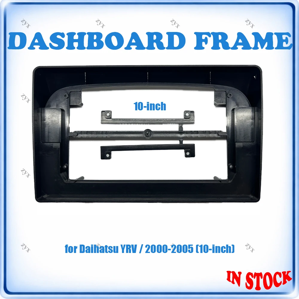 Car Radio Fascia Frame For Daihatsu YRV 2000-2005 10 inch Wiring Harness Power Cable Car Accessories Plug & Play