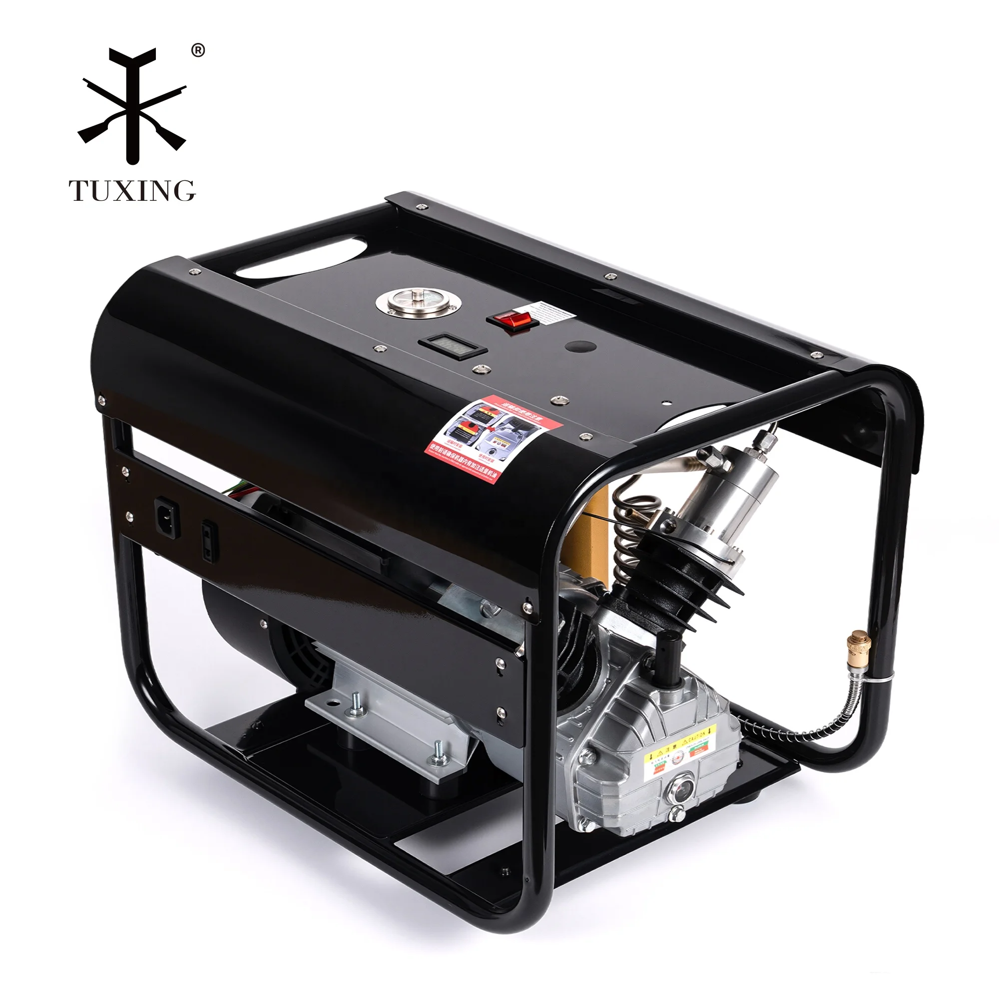 Wholesale Automatic Shut-off 300bar 4500psi AC Power Scuba Diving Water Sport Fan Cooling Home Socket  Air Compressor