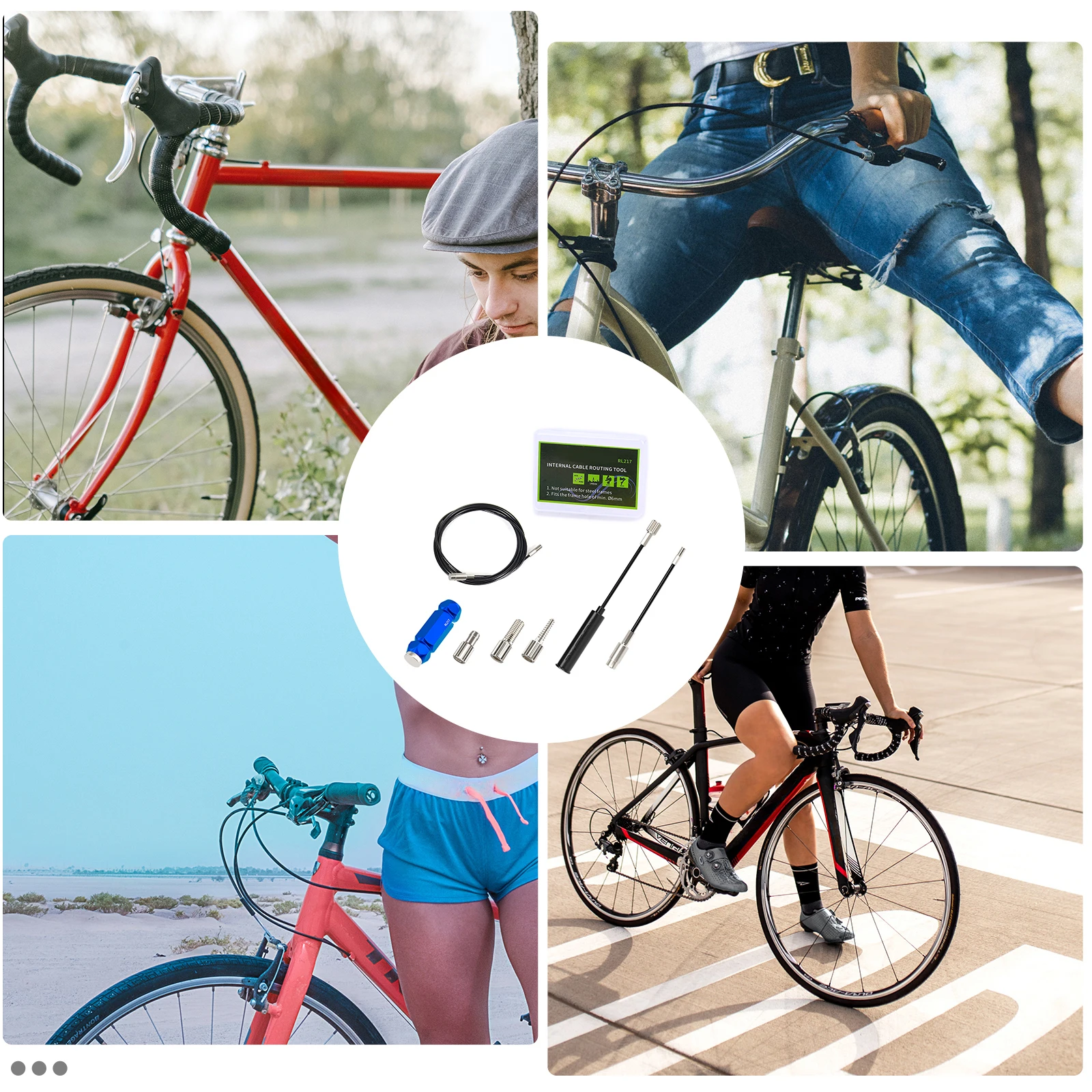 

1Set Professional Inner Cable Threading Tool for Bicycle Frame Routing Wires and Efficient Guide for Carbon Steel Frames