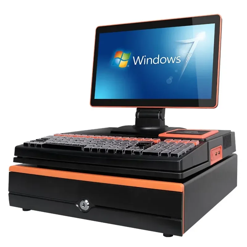 K12 keyboard type fresh general merchandise shopping mall convenience store smart cash register pos supermarket cash register