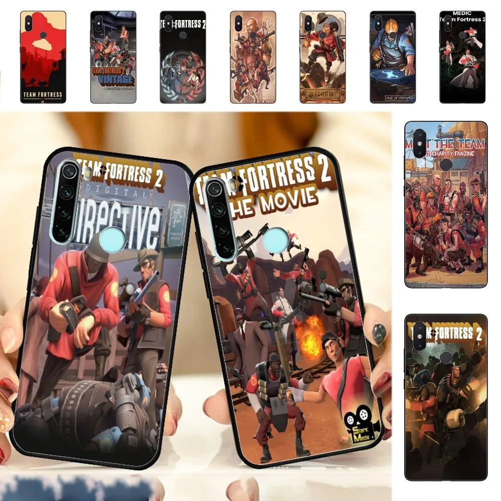 Team Fortress 2 Phone Case For Redmi Note 4 X 5 A 6 7 8 T 9 9S 10 11 11S 11Epro Poco M3 pro