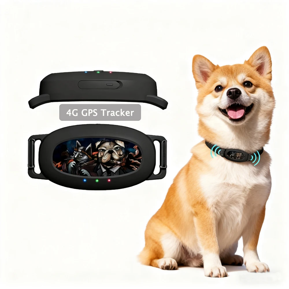 

Long Battery Waterproof 5G 4G Electronic Fenc Real Time Tracking No Distance Limit Network Smart Collar Pet Gps tracker