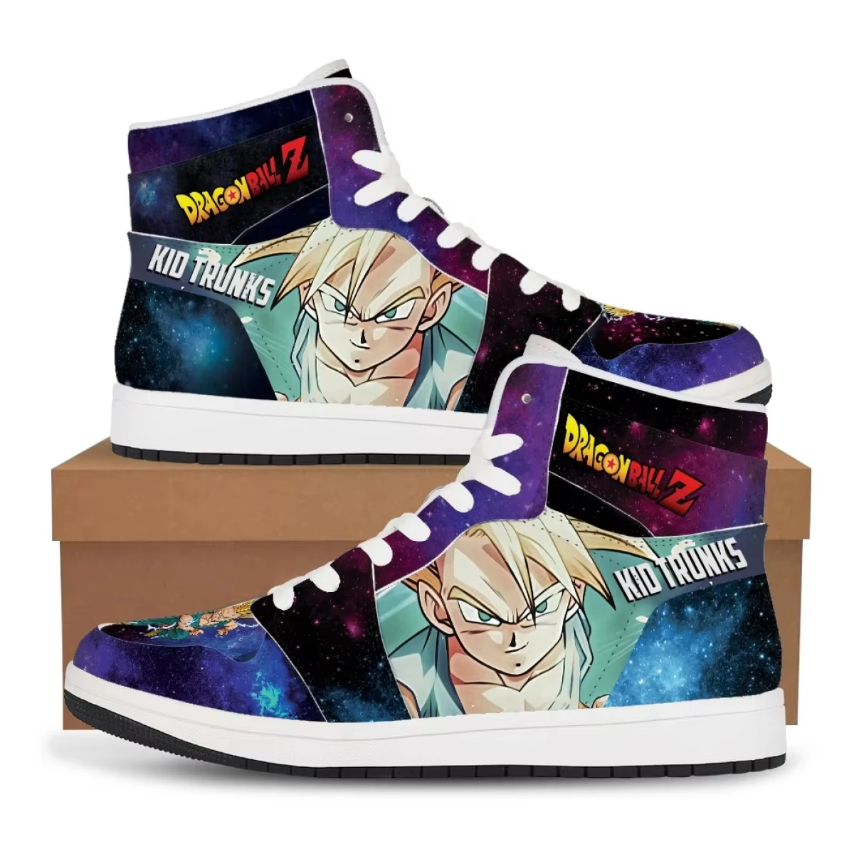 

Кроссовки Dragon Ball с индивидуальным дизайном, баскетбольные кроссовки, модные мужские и женские высокие повседневные кроссовки, подарок на фестиваль с Гогетой и Сон Гоку