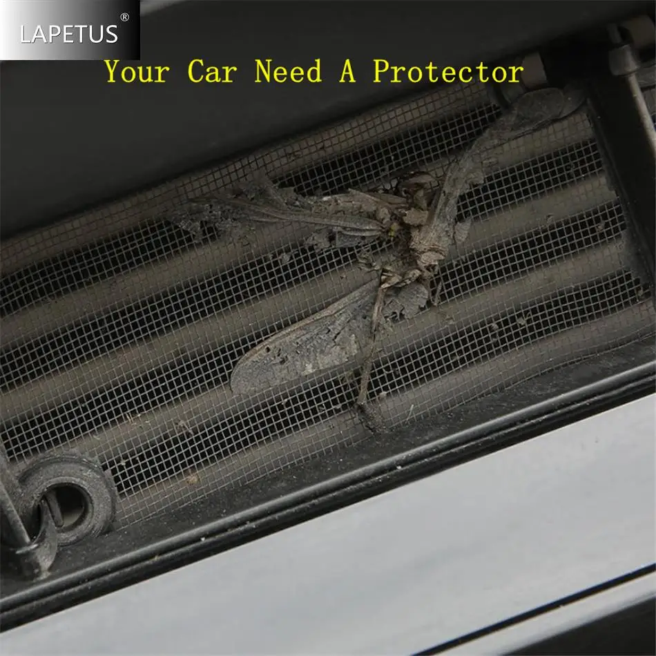 Auto Accessories Middle Insect Screening Mesh Front Grill Insert Net Dust Protection Fit For Hyundai Tucson NX4 2021 2022 2023