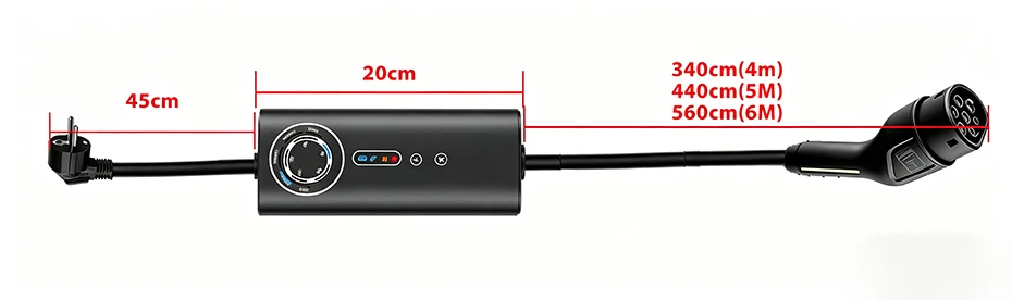 Junsun Wallbox 35kW 7kW EV Ladegerät Typ 2 6A bis 32A IP65 Timer App Steuerung Schnellladung für Tesla Model 3 Model Y BYD VW ID3 ID4 Renault Zoe Nissan Leaf Kia Niro Opel Corsa Elektroauto Tragbare Ladestation Zuhause – Detail 4