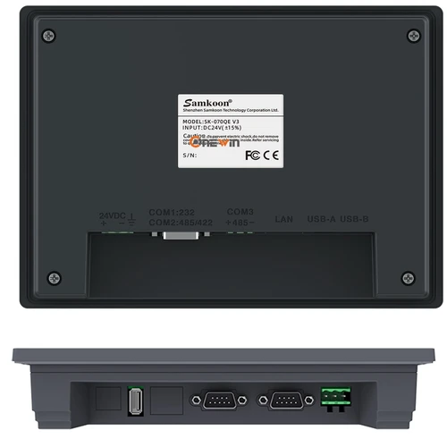 Imagen 2 del producto Samkoon-pantalla táctil de 7 pulgadas, SK-070QE, SK-070QT, SK-070QS, SK-070QE-G, SK-070QT-G, HMI, SK-070QS-G