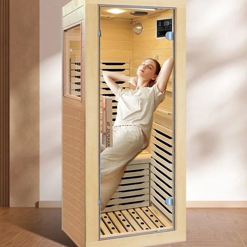 Infrared light wave, sauna, red cedar sweat steam room, household and sweating warehouse