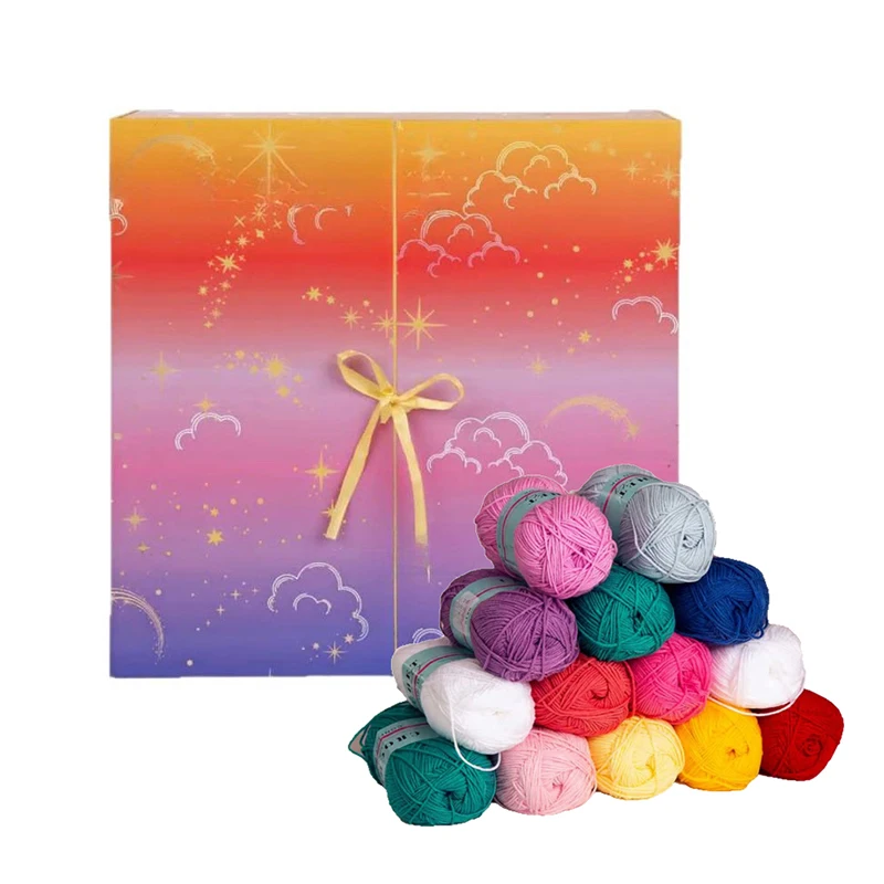 

2025 Crochet Society Advent Calendar with 24 Surprises - Yarn, Crochet Hooks, Accessories and Patterns