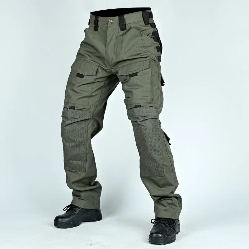 Field Combat Tactical Pants Cargo Pants Men Military Outdoors Man Trousers Cotton Hunting Hiking Pants Wear-resistant Workwear