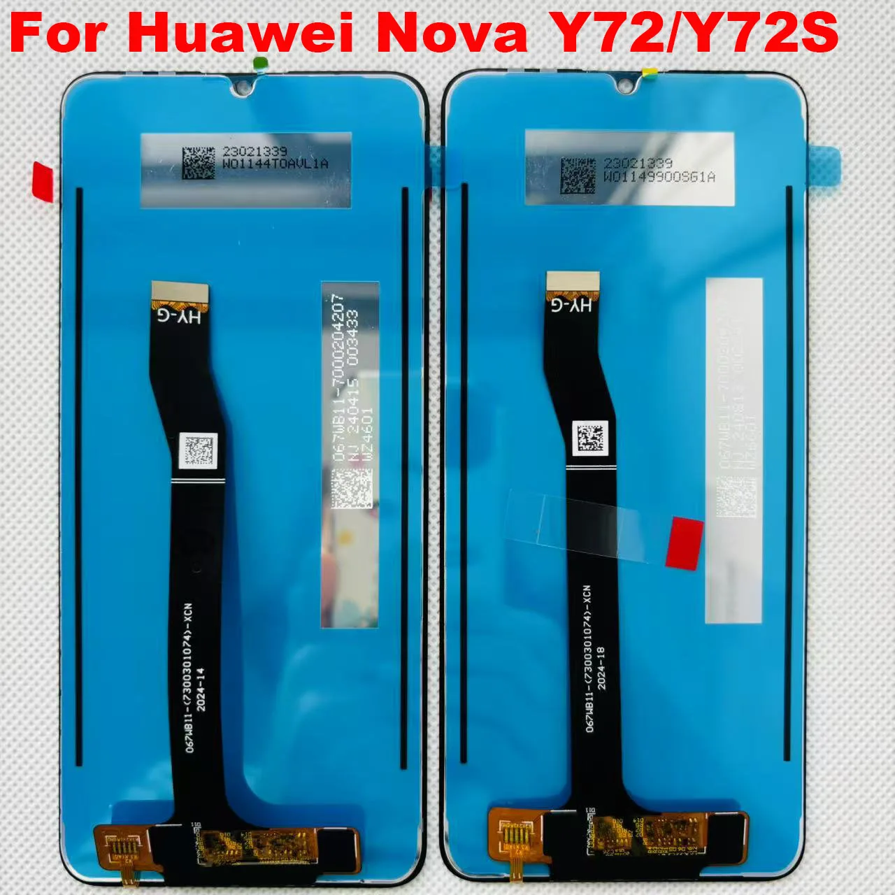 Originele 6.75' Voor Huawei Nova Y72 MGA-LX3 Lcd Touch Panel Digitizer Voor Huawei Nova Y72S FGY-LX1 Frame