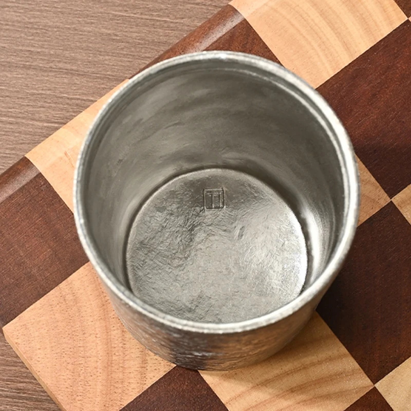Titanium Mugs Coffee Cup Double Wall Titan Thermos 380ML 12OZ Tea Beer Milk Tumblr Vacuum Insulated Termos Thermo Mug Titanio