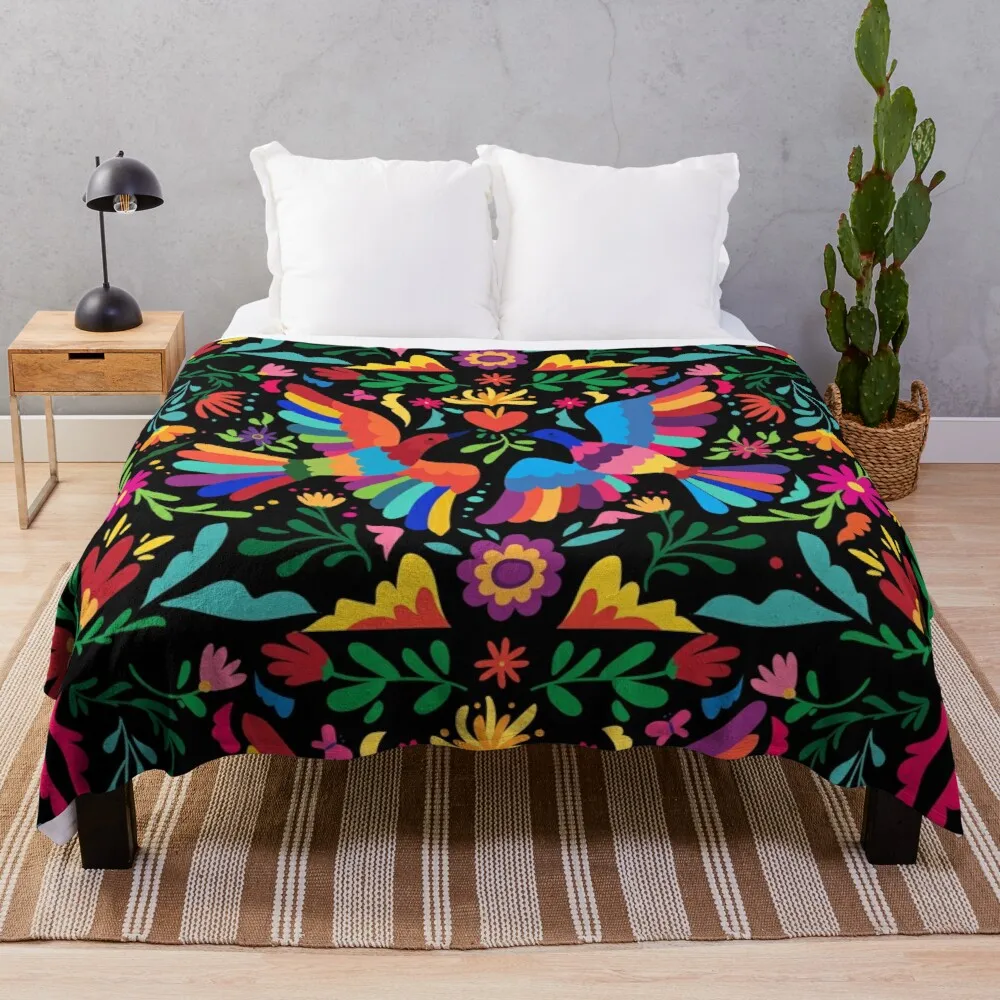 

Best Art Mexican Embroidery Floral |Carnaval Seamless DecorativePatter Mexico Throw Blanket Thin Blanket Brand Blankets