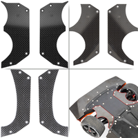 For 1/7 ARRMA FELONY INFRACTION LIMITLESS V2 Car General Suspension Guard Board Carbon Fiber Guard Plate Parts