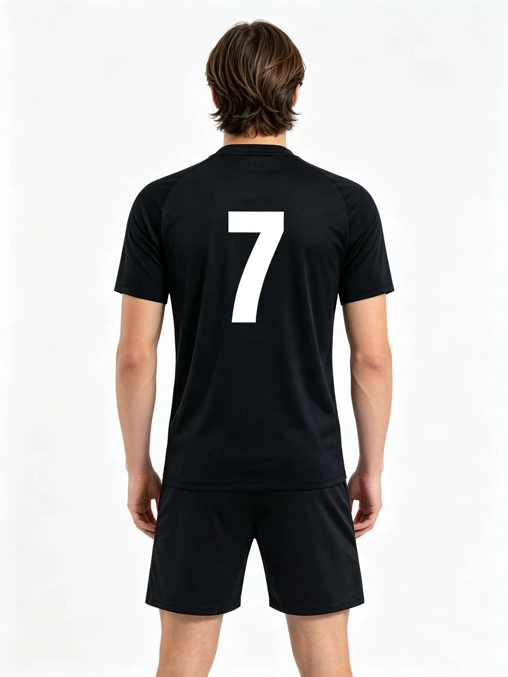 26/27 Unisex Blank Soccer 2‑Piece Set, Kids Adults Parent‑Child Kit, Custom10 for School Outdoor Team Sports
