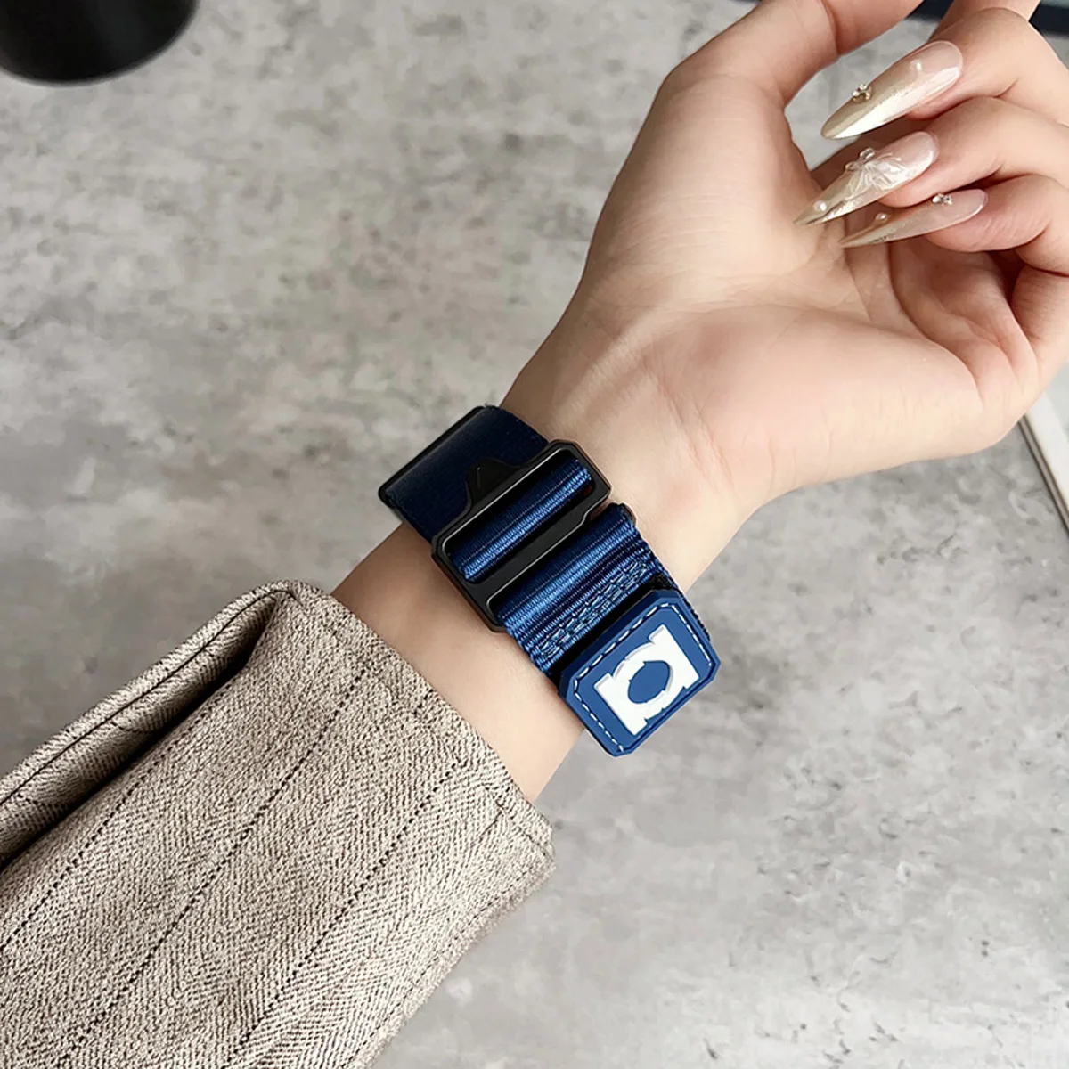 Cinturino sportivo all'aria aperta per Samsung Galaxy Watch 8 Classic 8 44mm 40mm Braccialetti per Galaxy Watch 8 Bracciale cinturino in nylon