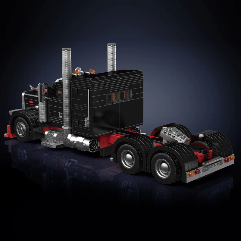 Mould King 10037 Technical Car Building Block The American Truck Model Set Assembly Car Brick Toys Kids Christmas Gift