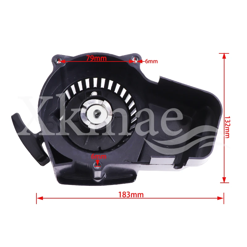 Plastic Cover Pull Starter Start with Aluminum Core Mini Pocket Bikes ATVs Quad 49cc Mower Engines