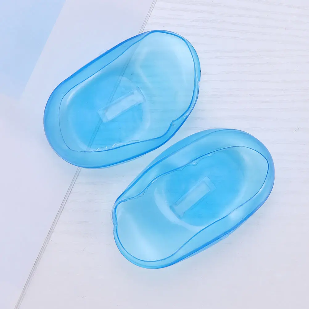 

12Pcs Professional Silicone Ear Muffs Waterproof Ear Shields for Shower Hair Washing Dyeing Curling Iron Use Salon Home Hair