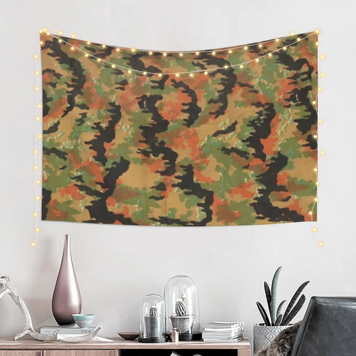 Waffen SS Leibermuster camo pattern 1945 Tapestry Wallpaper Room Ornaments Decorations For Room Tapestry