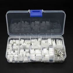 230PCS XH2.54 2p 3p 4p 5p pin 2.54mm Pitch Terminal Kit Housing Bent needle Pin Header JST JC3 Connector Wire Connectors Adaptor