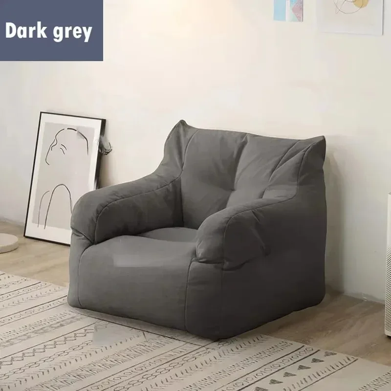 

Маленький двойной диван-мешок с двойным сиденьем, мягкий удобный диван с откидной спинкой, балкон, спальня, моющийся тканевый диван