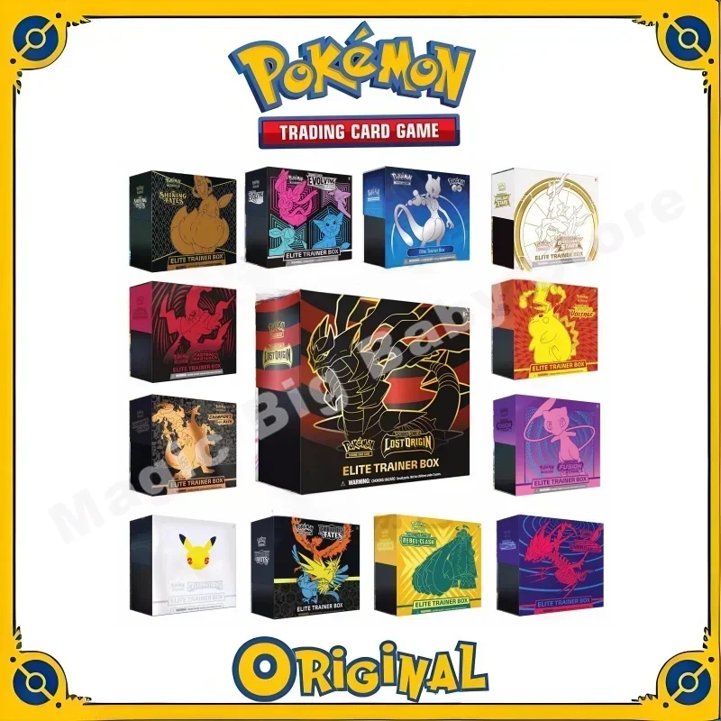 Oryginalna oryginalna karta Pokemon PTCG USA Wydanie angielskie ETB Elite Box Ghost Dragon Ibrahimovic Charizard Pikachu Dream Mew-two