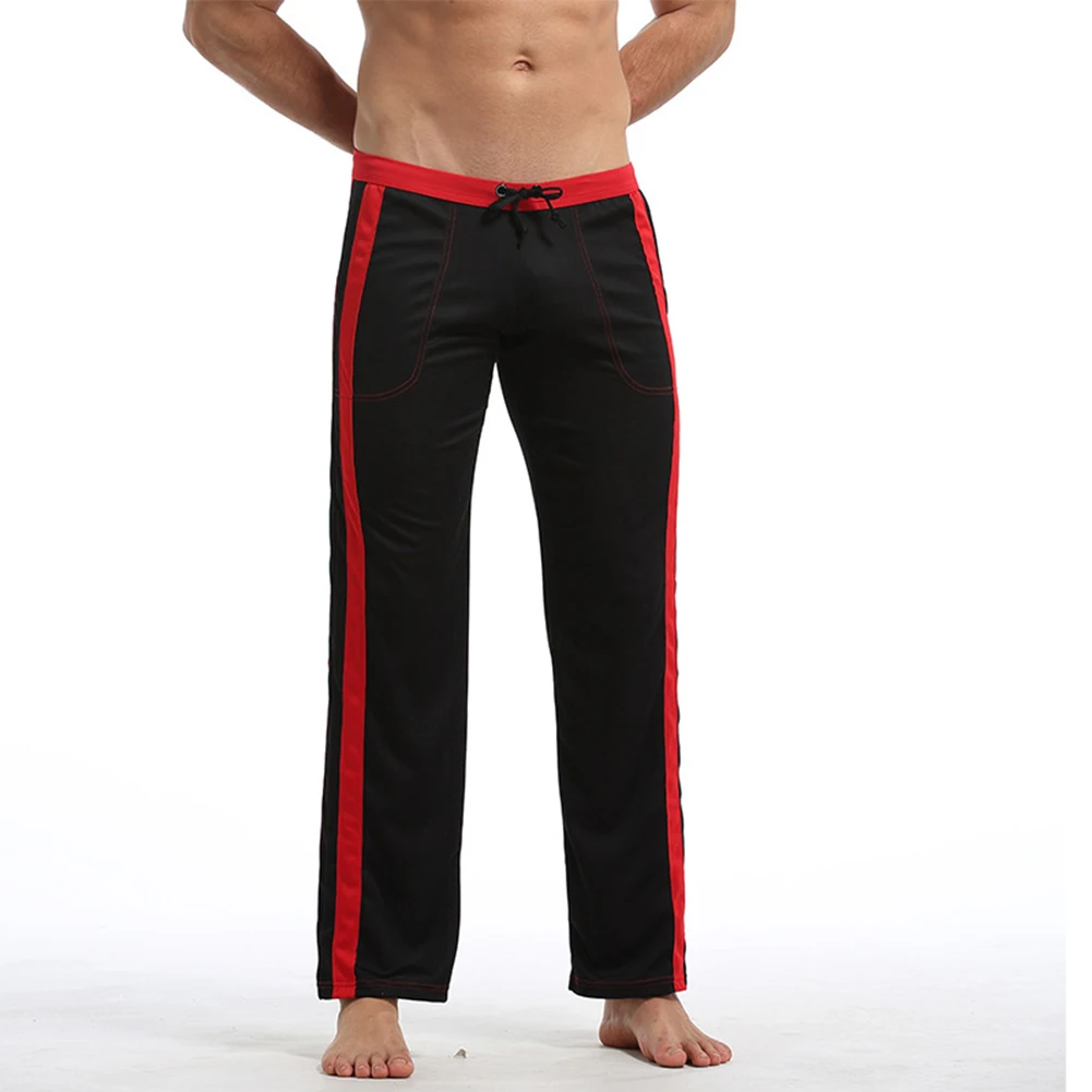 Sweatpants Men\\\'s Pants Trousers Bottoms Gym Active Pajama Jogger Lounge Pant Polyester Regular Sleep Comfy Fashion