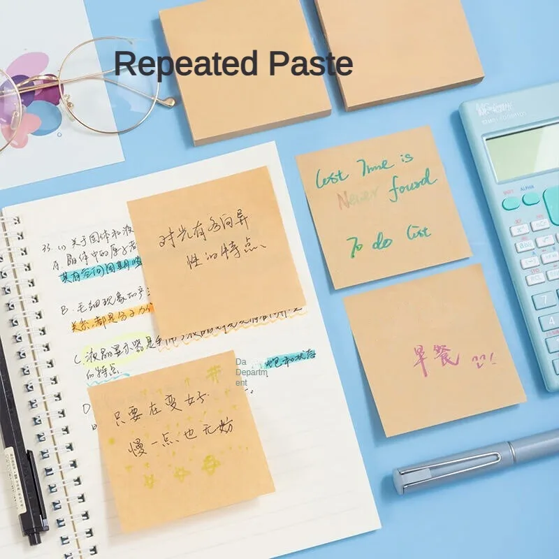 M&G 80 fogli di foglietti adesivi a colori con forte adesione per ufficio degli studenti 76x76mm 1 pezzo