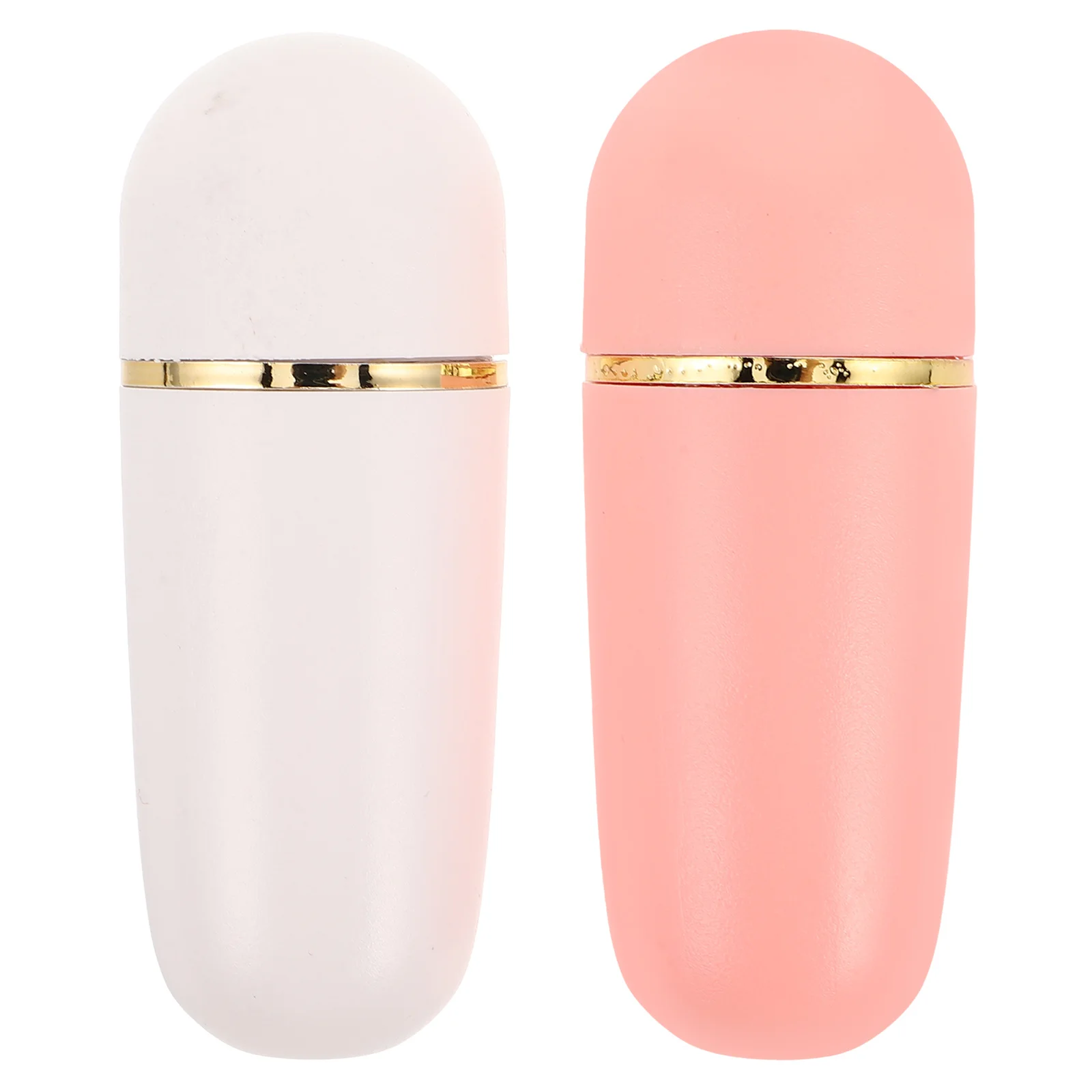 

2Pcs Volcanic Stone Oil Absorbing Roller Face Portable Skin Care Tool Oily Face Control Oil Remover Stick Matte Finish