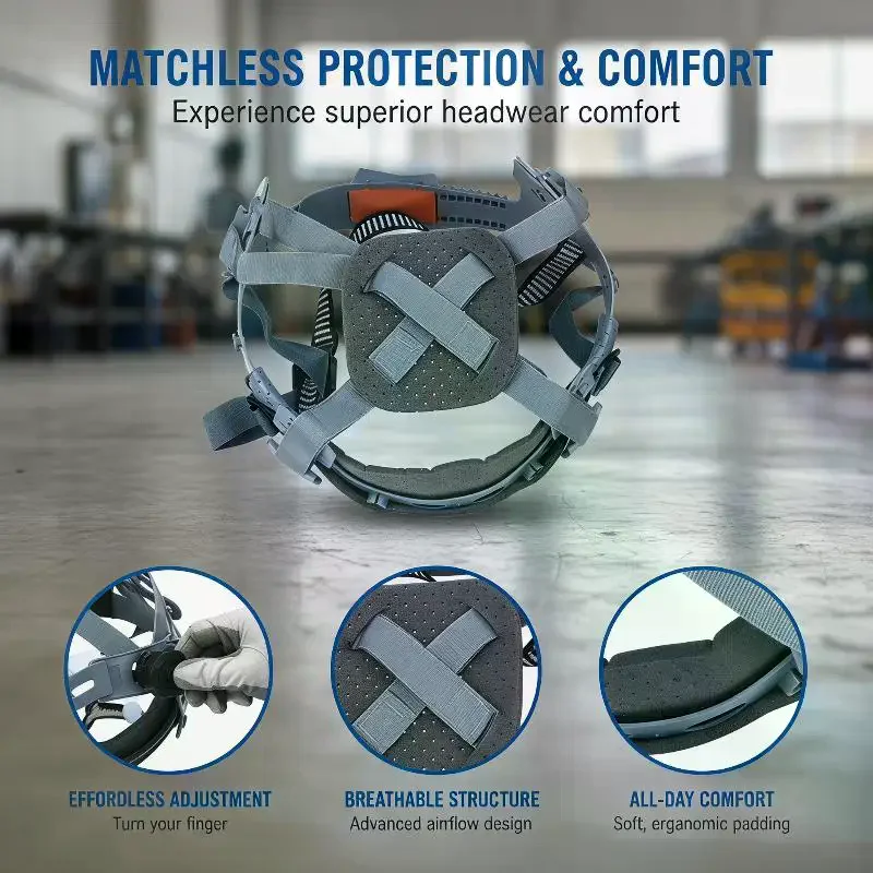 Hard Hat Suspension Bumpsproof Attachment Bruisesproof Head Protection Adjustable Hard Hat Shell Insert Lightweight Hats Safety