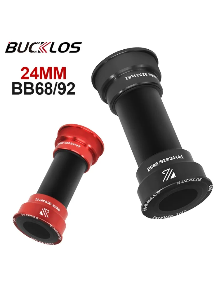 AliExpress BUCKLOS BB86/92 Bike Bottom Bracket Pressfit Aluminum Alloy Bicycle BB 24mm Steel/Ceramic Bearing MTB Bottom Bracket Axle Part