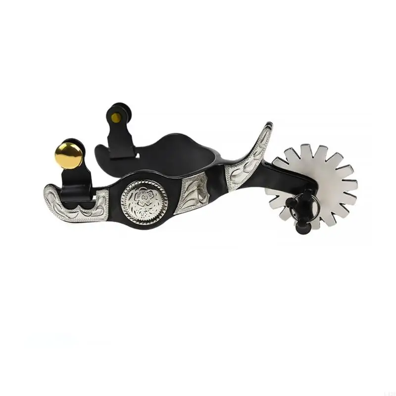 Horse Spur Replacement Mens Roping Spur Competition Equipments Easy to Use 