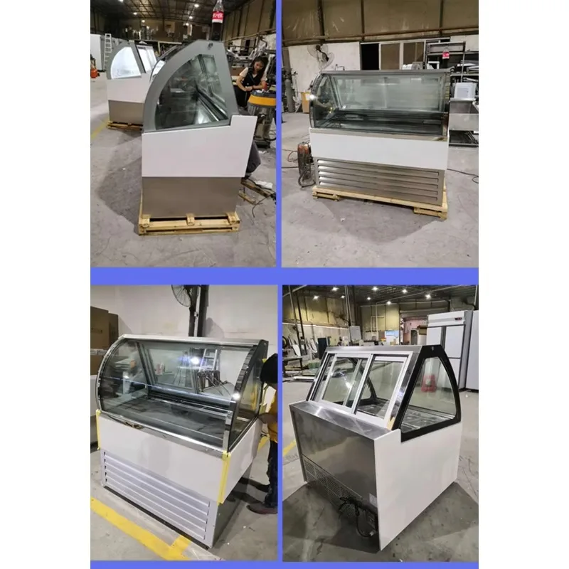 ตู้โชว์ไอศกรีมเจลาโต้ โยเกิร์ตแช่แข็ง ไอศกรีมอิตาเลียน ตู้แช่แข็งโชว์ไอศกรีม