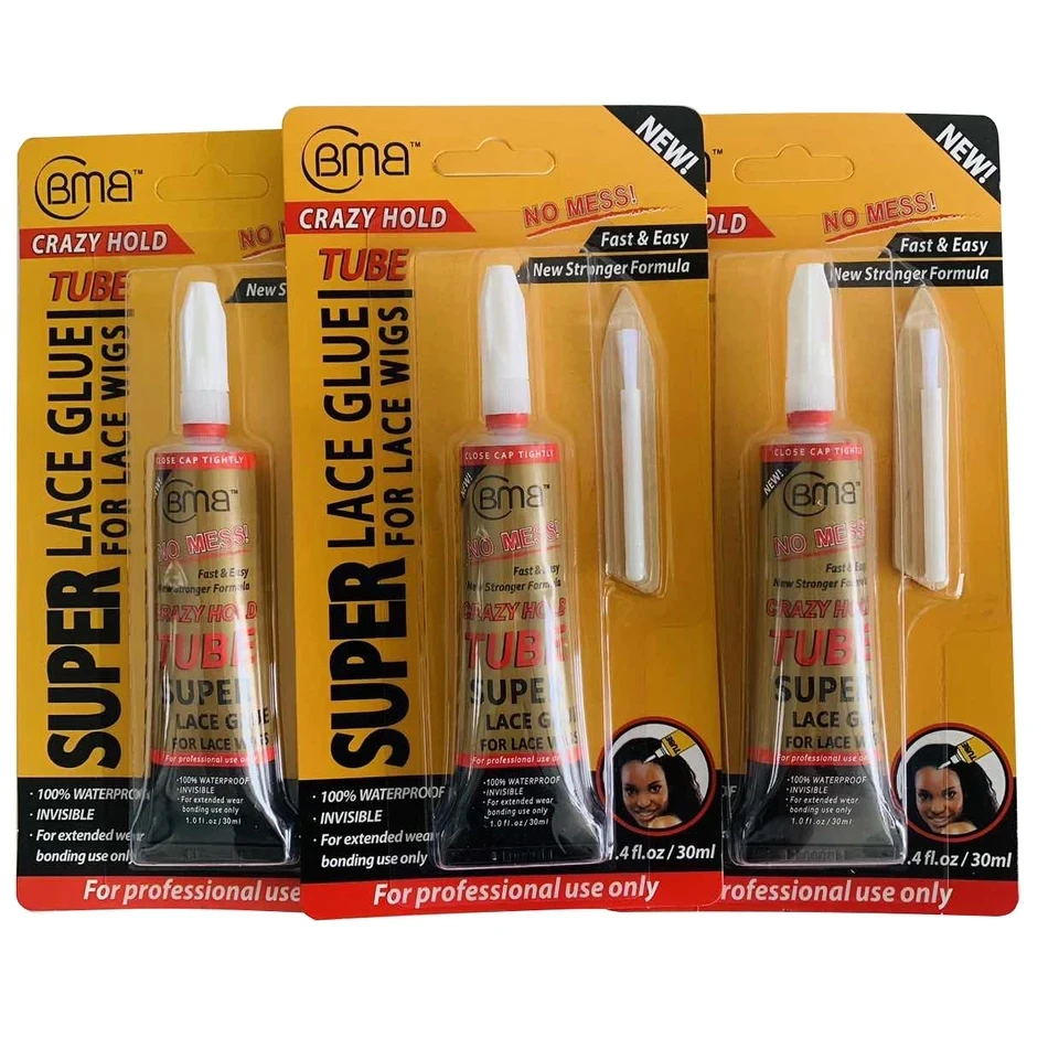 BMB ELI-Colle de liaison invisible pour perruques en dentelle, colle de maintien pour cheveux, colle de remplacement, adhésif de bain imperméable, TUpunSuper Lace