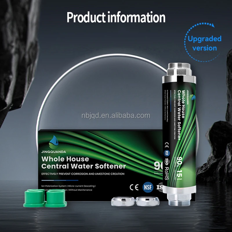 Automatic Magnetic Household Water Softener System Industrial Whole House Water Purifier Salt Free Manual Stainless Steel