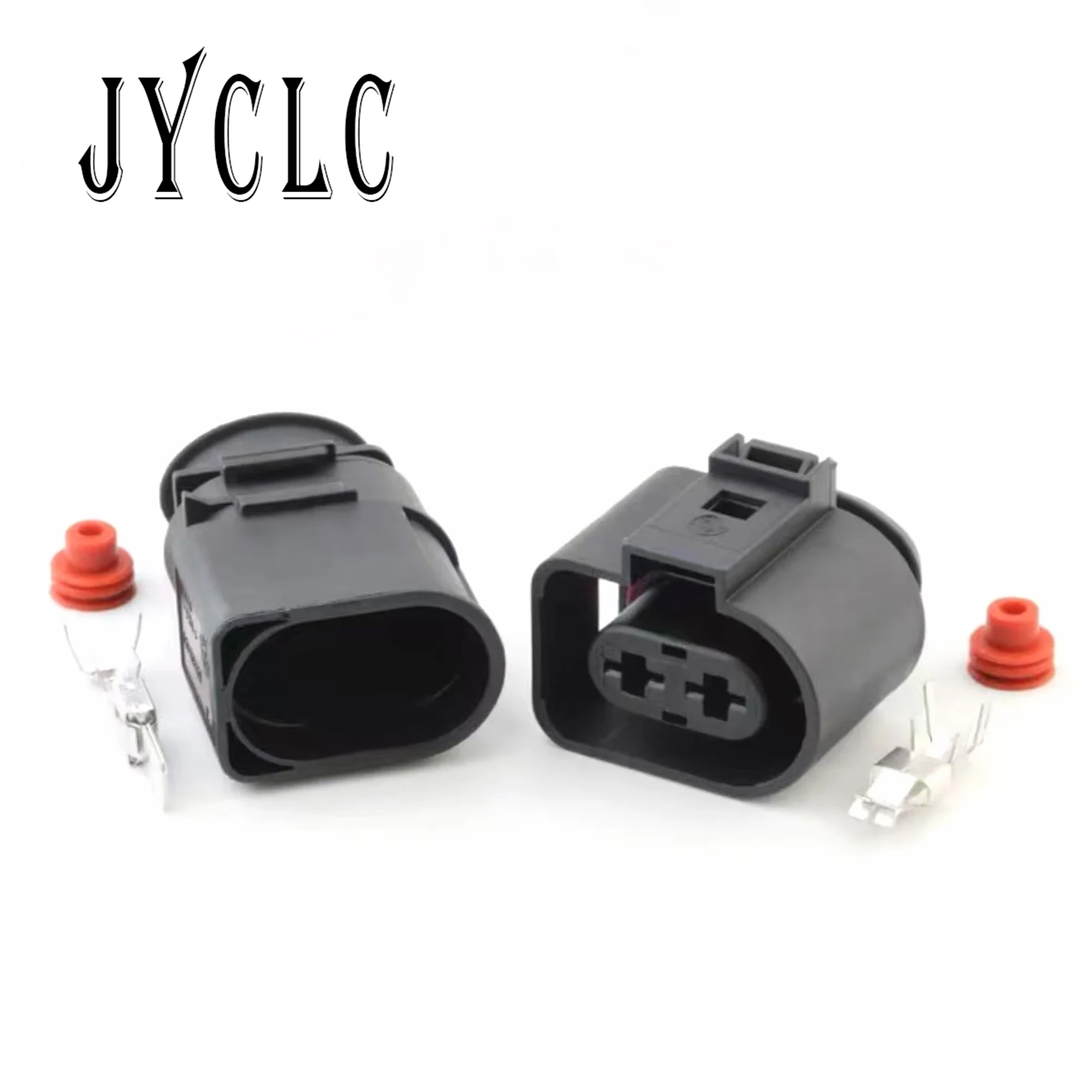 1/5/10 Sets Car 2 Pin Waterproof Connector 1J0973752 Car Center Console Air Outlet Fan Plug 1J0973852 for Volkswagen Audi
